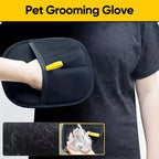 Pet Grooming & Deshedding Glove – Gentle Hair Removal for Dogs & Cats with Adjustable Fit & Easy-Clean Design