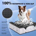 Hopidogie 4-in-1 Dog Car Seat Cover – Waterproof, Nonslip & Scratchproof Hammock, Bench Seat, Boot & Picnic Mat