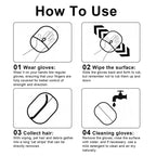 Pet Grooming & Deshedding Glove – Gentle Hair Removal for Dogs & Cats with Adjustable Fit & Easy-Clean Design