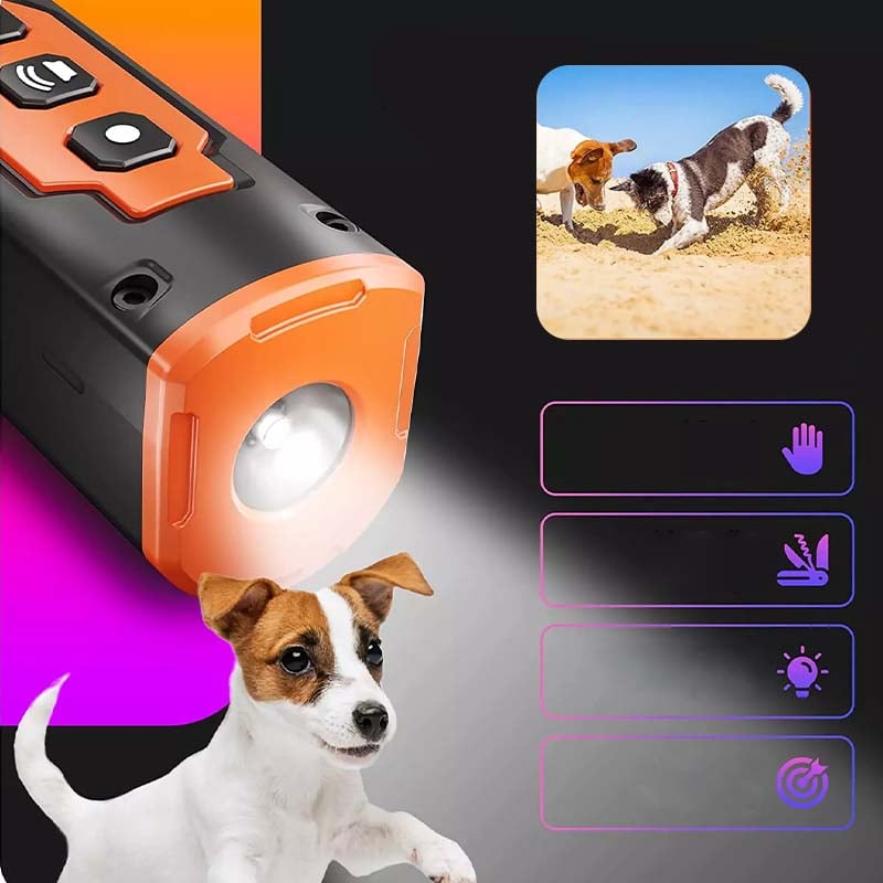 Ultrasonic Dog Repellent Device – Portable High-Frequency Anti-Bark Deterrent for Training & Outdoor Safety