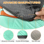 4-Pack Washable Dog Pee Pads – 35×22in Reusable, Leak-Resistant Puppy Training Mats with Non-Slip Backing (Blue)