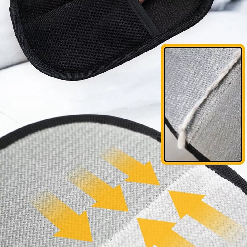 Pet Grooming & Deshedding Glove – Gentle Hair Removal for Dogs & Cats with Adjustable Fit & Easy-Clean Design