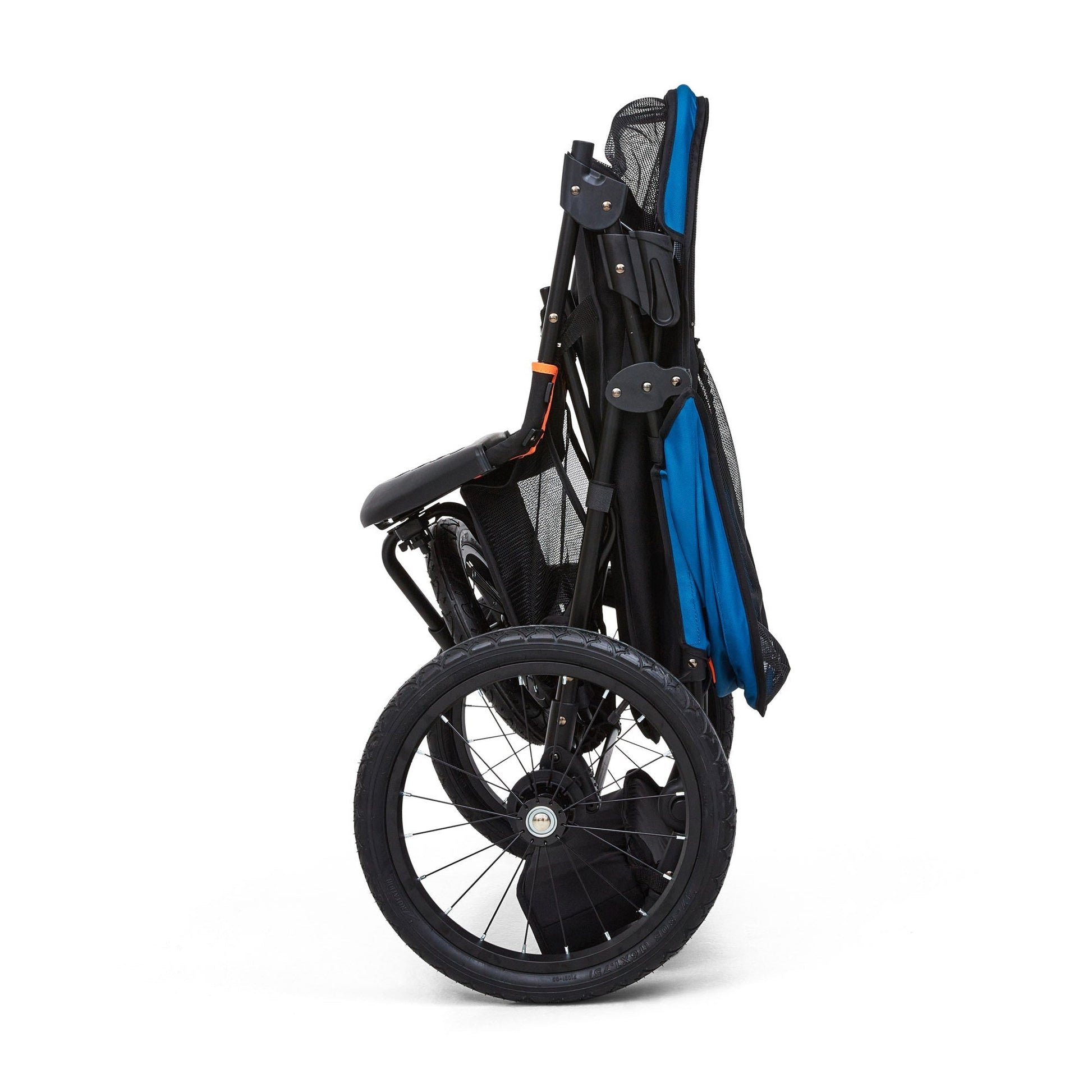 Palster Explorer Dog Stroller – All-Terrain Foldable Pet Buggy with Suspension (Black & Harbour Blue)